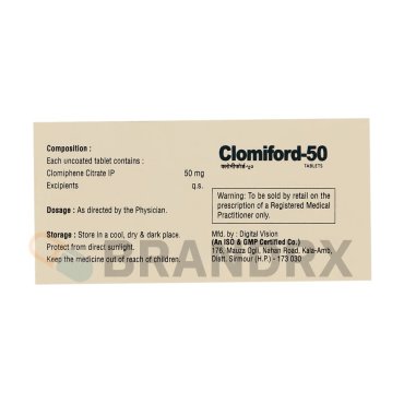 Clomiford 50 mg Johnlee Pharmaceuticals