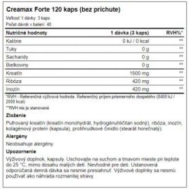 Aone - Creamax Forte 120 tabs aone